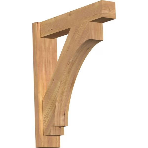 Imperial Block Smooth Outlooker, Western Red Cedar, 5 1/2